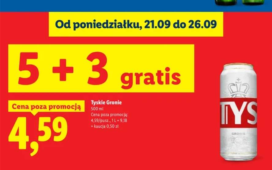 Piwo Tyskie Gronie
