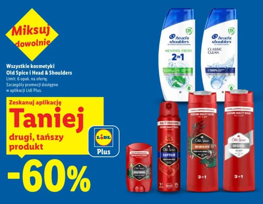Kosmetyki Old Spice i Head & Shoulders +6 wariantów