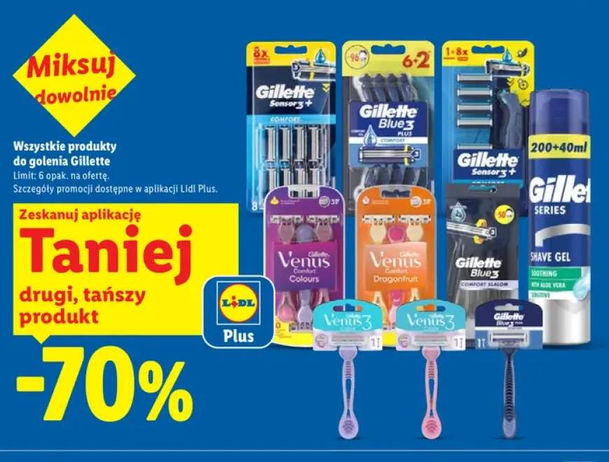 Produkty do golenia Gillette +9 wariantów