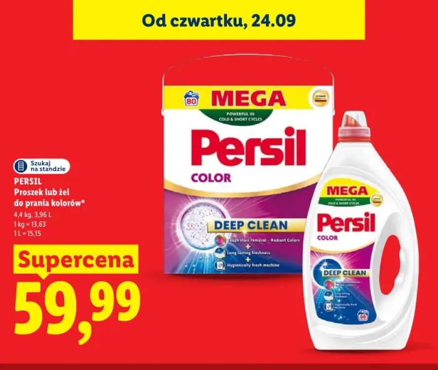Proszek do prania kolorów Persil +1 wariant
