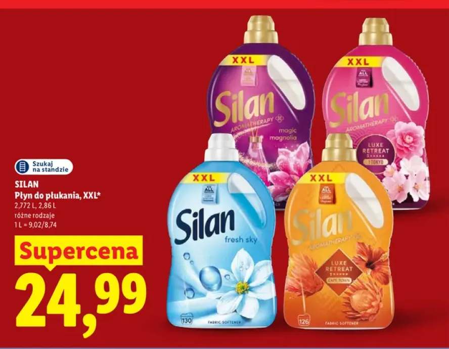 Płyn do płukania Silan Aromatherapy Magic Magnolia XXL +3 warianty