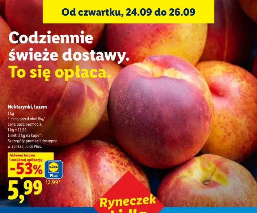 Nektarynki luzem