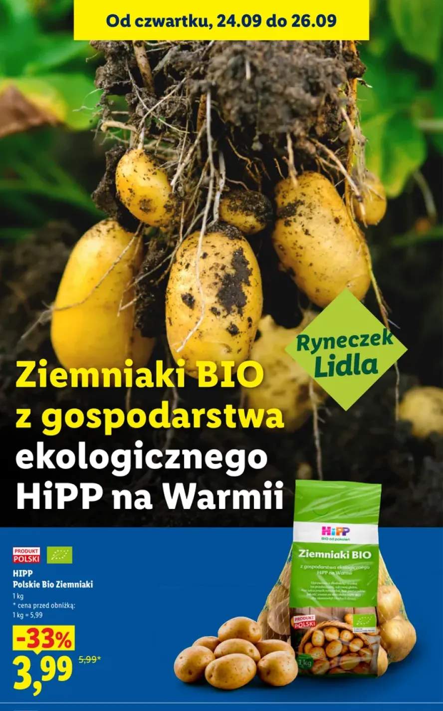 Ziemniaki bio polskie HiPP