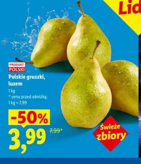Polskie gruszki luzem