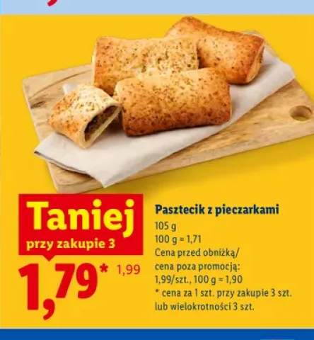 Pasztecik z pieczarkami