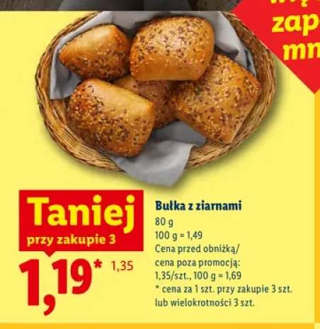 Bułka z ziarnami