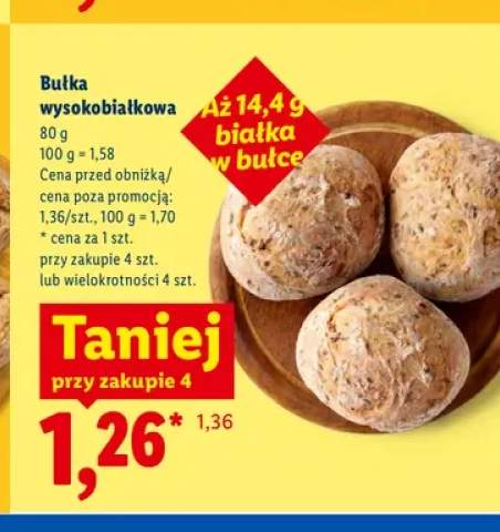 Bułka wysokobiałkowa