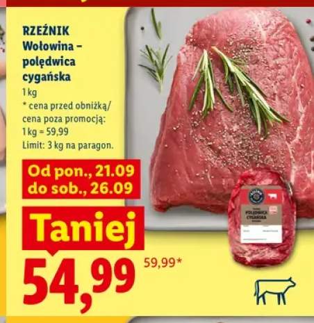 Wołowina polędwica cygańska Rzeźnik