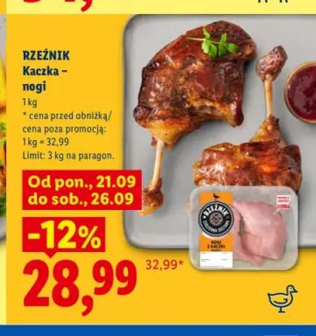 Kaczka nogi Rzeźnik