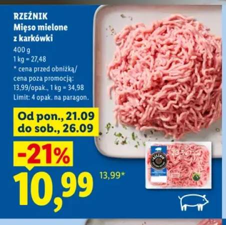 Mięso mielone z karkówki Rzeźnik