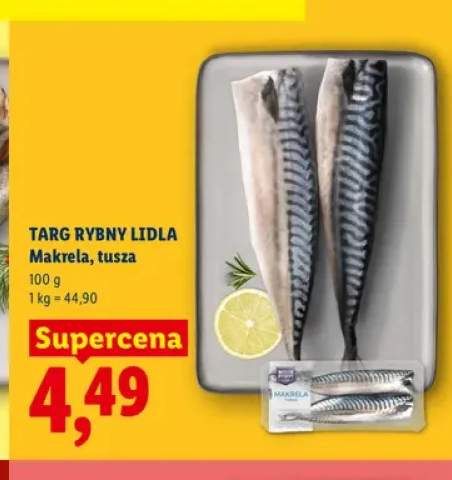 Makrela tusza Targ Rybny Lidla