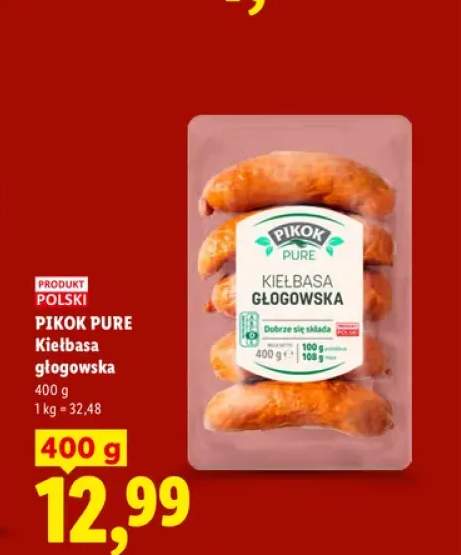 Kiełbasa głogowska Pikok Pure