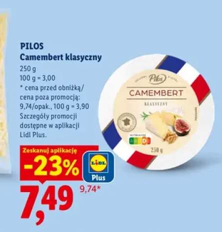 Ser Camembert klasyczny Pilos