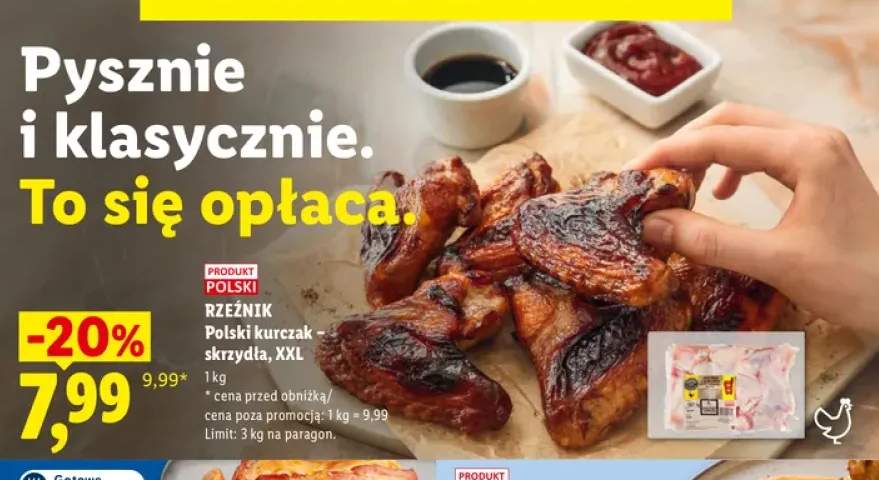 Polski kurczak skrzydła XXL Rzeźnik