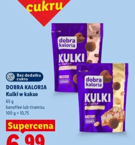 Kulki w kakao banoffee Dobra Kaloria +1 wariant