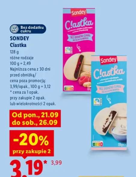Ciastka Sondey