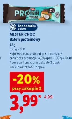 Baton proteinowy Mister Choc
