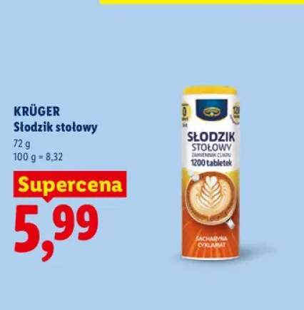 Słodzik stołowy Krüger