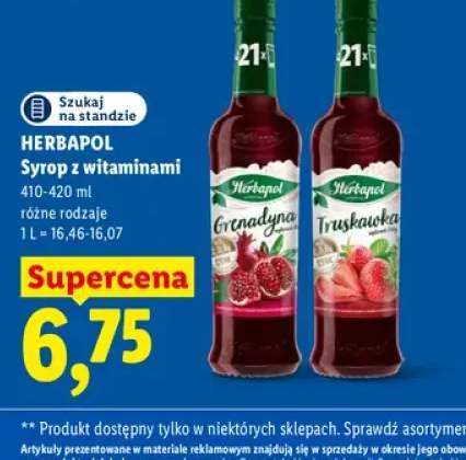 Syrop z witaminami grenadyna Herbapol +1 wariant