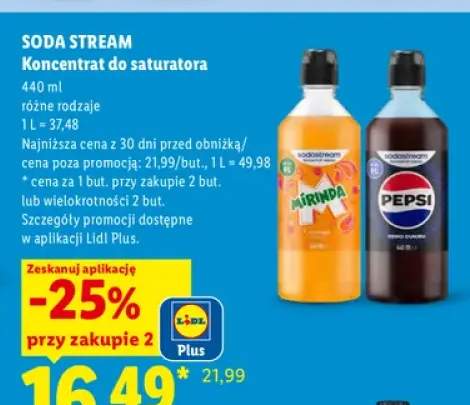 Koncentrat do saturatora SodaStream Mirinda +1 wariant