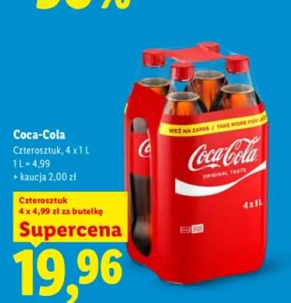 Napój gazowany Coca-Cola 4-pak