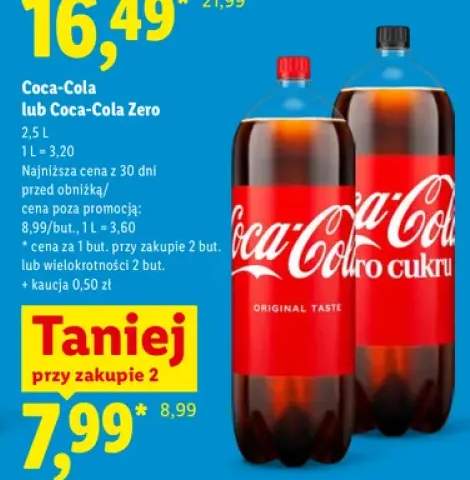 Napój gazowany Coca-Cola +1 wariant
