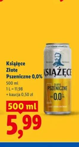 Piwo bezalkoholowe Książęce Złote Pszeniczne