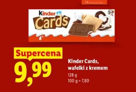 Kinder Cards wafelki z kremem
