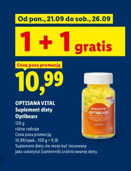 Suplement diety Optibears Optisana Vital