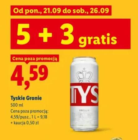 Piwo Tyskie Gronie