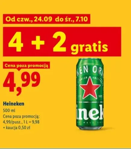 Piwo Heineken