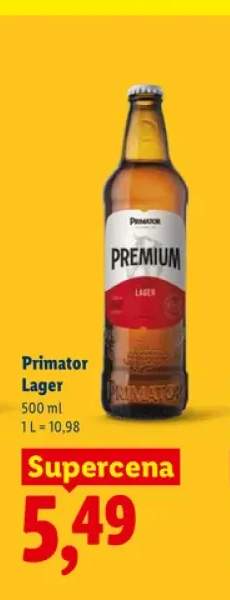 Piwo Primator Lager