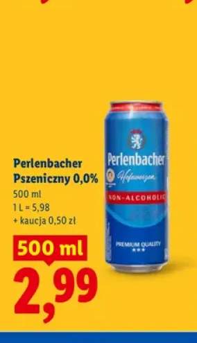 Piwo bezalkoholowe Perlenbacher Pszeniczny