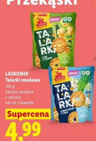 Talarki smakowe kwaśna śmietana z cebulką Lajkonik +1 wariant