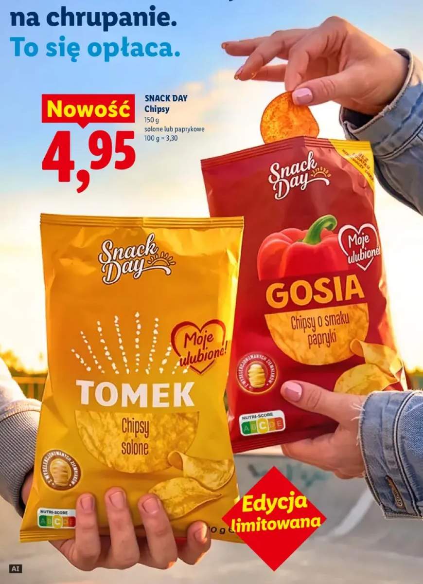 Chipsy solone Snack Day +1 wariant