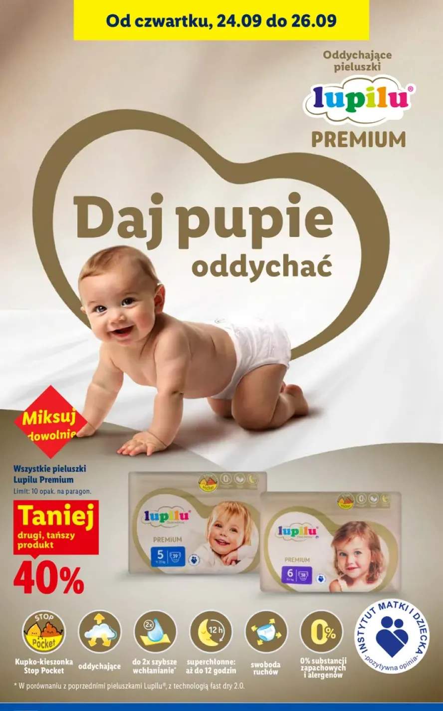 Pieluszki Lupilu Premium
