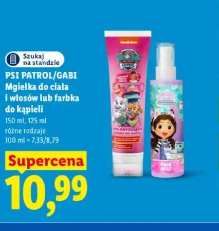 Mgiełka do ciała i włosów Psi Patrol/Gabi +1 wariant