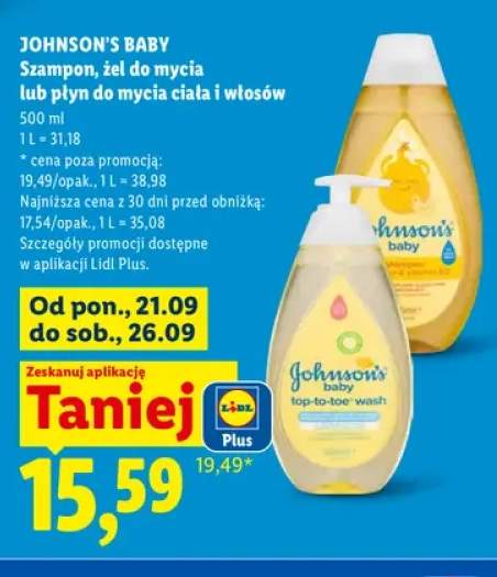 Szampon Johnson's Baby +2 warianty