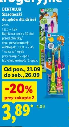 Szczoteczki do zębów dla dzieci Dentalux