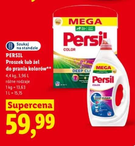 Proszek do prania kolorów Persil +1 wariant