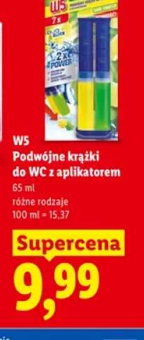 Podwójne krążki do WC z aplikatorem W5