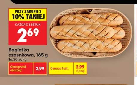 bagietka z masłem czosnkowym