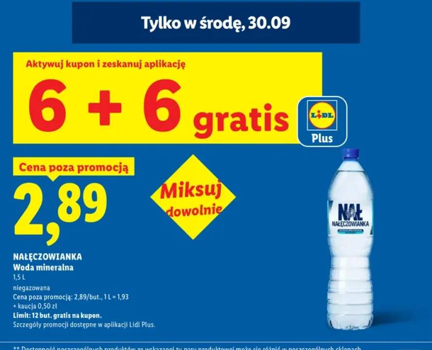 Woda mineralna niegazowana Nałęczowianka
