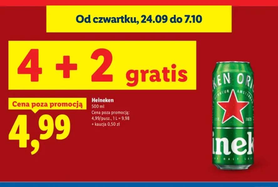 Piwo Heineken
