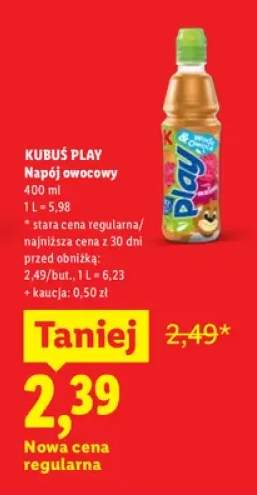 Napój owocowy Kubuś Play