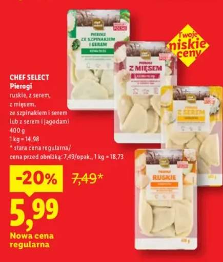 Pierogi ruskie Chef Select +4 warianty