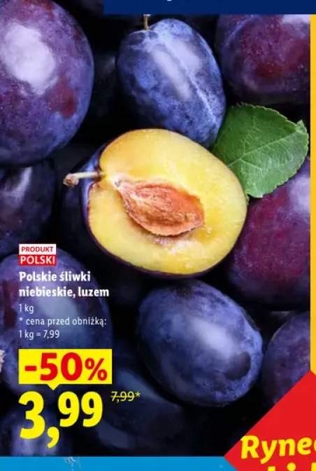 Śliwki niebieskie polskie