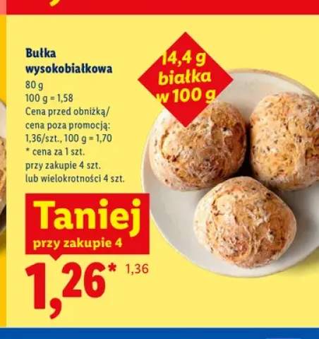 Bułka wysokobiałkowa