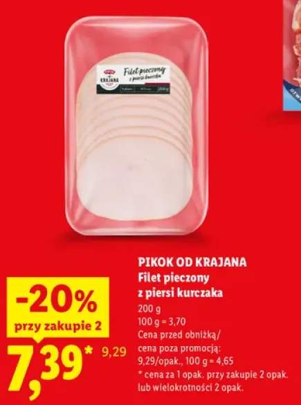 Filet pieczony z piersi kurczaka Pikok Od Krajana