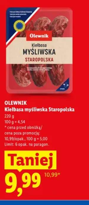 Kiełbasa myśliwska Staropolska Olewnik